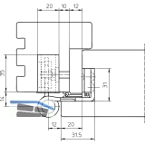 Trband BAKA Protect 4030 3D FD o. Stiftsich. 1 Satz= 3 Stk. Stahl verzinkt