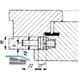 Fang- und Putzschere HAUTAU KSP, Gre 2, Stahl verzinkt