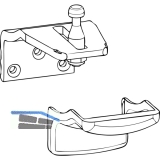 Flgelbock SBS BZ fr Flgelart 1,4,5,6,9,2,3,8, Stahl verzinkt