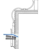 Zubehr HAUTAU FL 190 fr flexible bertragung, grau