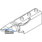 Schienenpuffer HAWA-Junior 40 mit einstellbarer Rckhaltefeder