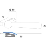 HRTNAGL Drckerlochteil FULP - Ansatz 18 mm, verzinkt schwarz passiviert