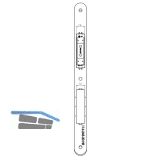 Schlieblech zu Magnetfallenschloss 116-245-18HR/41, 245 x 18 x 3 mm, Edelstahl