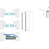 Dichtprofil streifend, fr 8 - 12 mm Glas, 2500 mm, transparent (69230)