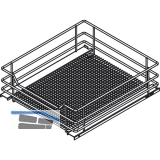 Stahl silberfarbig RAL 9006 Vauth Sagel 440 x 240 x 450 mm Drahtkorb 