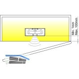 LED Leuchte York IR mit Sensor, 1,6 W, 12 VDC, Neutralweiß, Edelstahl Effekt LED Leuchte York IR mit Sensor, 1,6 W, 12 VDC, Neutralweiß, Edelstahl Effekt