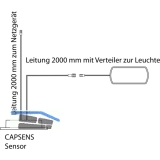 Sensorschalter CAPSENS 12 V/DC, max. 30 W, mit Verteiler