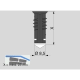 MACO-TRONIC Magnet einschraubbar in Zink Gehuse, silber (465323)