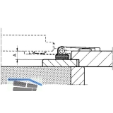 Unterlage MACO Rustico fr Ladenplattenkloben, 3 mm, schwarz (41882)