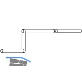 Bedienungskurbel 400 mm, ohne Kreuzgelenk 23859