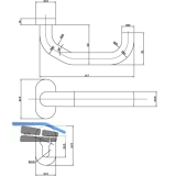 MARCHESI Drckergt. MARCO - auf ovaler Rosette PZ, TS - 65, 32x62, VK, EM.