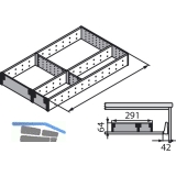 BLUM ORGA-LINE Facheinteilung Set ZSI.XXXFI3, Nennlnge 550 mm