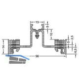 Pfostendichtung GF60 P-E3, Bundlnge 30 m, Kunststoff APTK schwarz