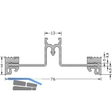 Pfostendichtung GF80 P-E3, Bundlnge 30 m, Kunststoff APTK schwarz