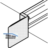 Stulpkappen ACF 6000 H, Kunststoff anthrazit