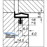 Trdichtung EV 3691, Kunststoff braun