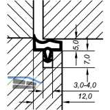 Trdichtung EV 3967 KS, Kunststoff anthrazit