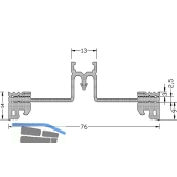 Riegeldichtung GF80 R-E2, Bundlnge 30 m, Kunststoff APTK schwarz