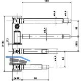 Trband 3-DIM Falz 20mm, H112 EI-30, Stahl verzinkt