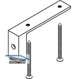 EKU DIVIDO 100 Adapter fr Holztren-Bodenfhrung, Kunststoff anthrazit