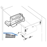 CAMAR Schrankaufhnger 806, links, Tragkraft 130KG, Stahl verzinkt