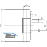 Trband Multi 2D/VN 5046, Rollen- 20 mm, Bandhhe 100 mm, verzinkt