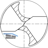 MAYKESTAG Spiralbohrer DIN338RN HSS-Eco Zylinderschaft Bohrer  2.5 mm