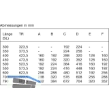 ACCURIDE 5321 Kugelkfigfhrung - berauszug, L 700 mm Stahl chromatiert