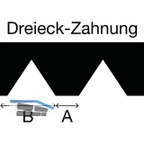 Zahnschiene zu Mutterspachtel Lnge 210 mm Zahnung PK