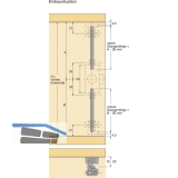 HETTICH PRESTIGE 2000 Zyl.-Drehstangenschloss Z23 Set, Dornma 25, 18