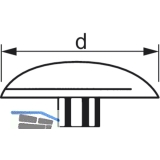 Abdeckkappe aus Kunststoff fr Torx15 wei~RAL9010