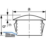 Abdeckstopfen fr Bohrloch 12,7mm nicht entfernbar Polyamid schwarz