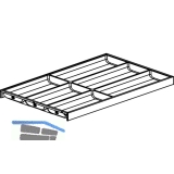 BLUM AMBIA-LINE Besteckeinsatz NL550mm,B300mm, Stahl SW/OG