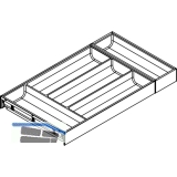 BLUM AMBIA-LINE Besteckeinsatz NL500mm,B300mm, Stahl SW/OG