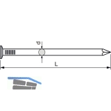 Beschlagstift 5.0x 80 feuerverzinkt