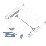 BLUM MOVENTO TIP-ON 760H Unterbodenfhrung, NL 250, TK 40 kg