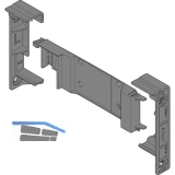 BLUM SERVO-DRIVE Trgerprofilaufnahme links/rechts, KS RAL 7037 staubgrau