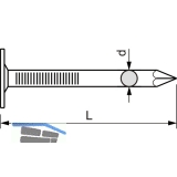 Dachpappstift 2.5x25 Kupfer