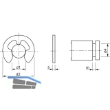 DIN6799 3.2 Edelstahl 1.4122 Sicherungsscheibe fr Wellen