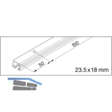 EKU CLIPO 26/36 Laufschiene gelocht zum Schrauben, 2,5 m