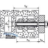FISCHER FIS H16x130 K Kunststoffankerhlse bauaufs.Zugelassen mit Verbindung FIS
