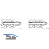 FISCHER FIS A M12x160 Ankerstange 5.8 verzinkt bauaufsichtlich Zugelassen