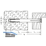 FISCHER FM 10x152 Metallrahmendbel mit Senkschraube Stahl verzinkt