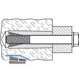 FISCHER M Dbel M 8 Nylon grau fr metrische Schrauben