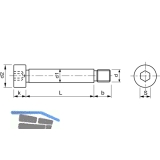 ISO7379 12.9 M 8 10x 16 blank Passung f9 Pass-Schulterschraube mit ISK