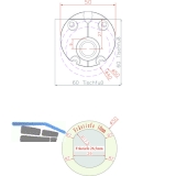 KSV Universalverbinder Halter GR.2; 50x26mm; Aluminium