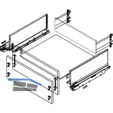 BLUM LEGRABOX pure SET H C, TIP-ON, 70kg, NL 650, INOX