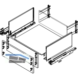 BLUM LEGRABOX pure SET H F, TIP-ON, 70kg, NL 650, Oriongrau