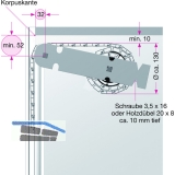 REHAU RAUVOLET mettalic line Rollladenset, KB 600mm, Kunststoff/Edelstahl Effekt