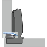 HETTICH SENSYS Topfscharnier 8645i TH FIX aufliegend- W 110
